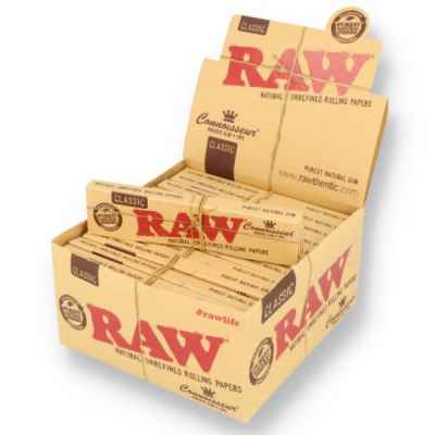 RAW CLASSIC CONNOISSEUR KS SLIM + TIPS 24'S
