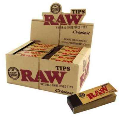 RAW ROLLING PAPER TIPS / ROACHES 50'S