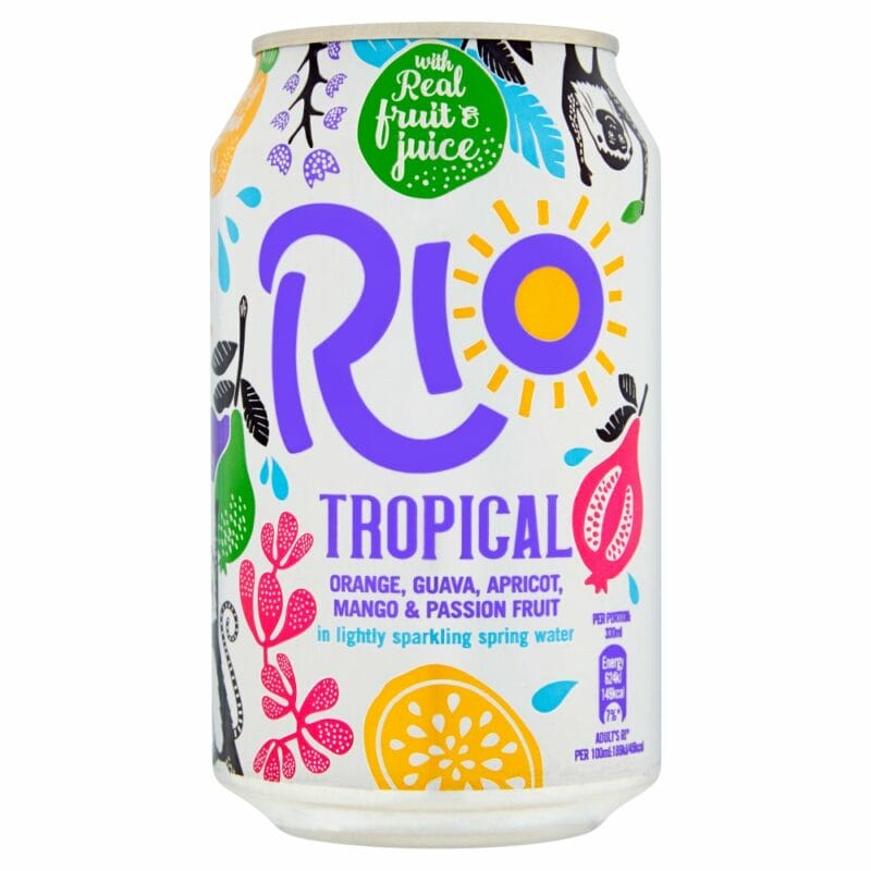 RIO TROPICAL CANS 330ML X 24 ( NOT PRICE MARKED )