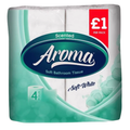AROMA PERFUMED T/T 2PLY 4 ROLL X 10 WHITE PM £1
