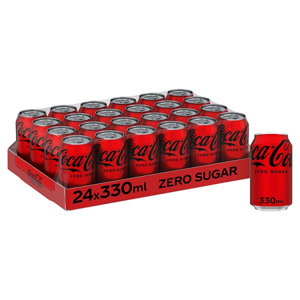 COKE ZERO CANS 330ML X 24 ( NOT PRICE MARKED )