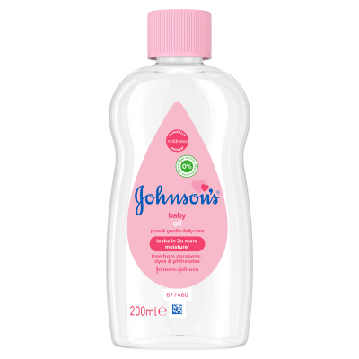 JOHNSONS BABY OIL 200ML X 6