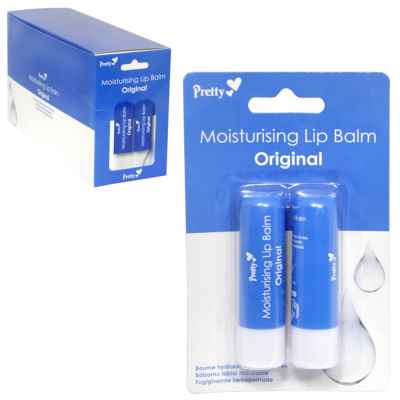 PRETTY LIP BALM TWIN PACK - ORIGINAL X 12