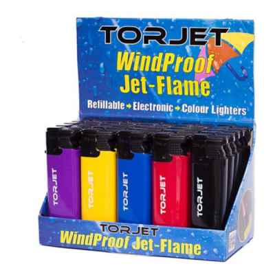 TORJET WINDPROOF JET FLAME REFILLABLE LIGHTER 25S
