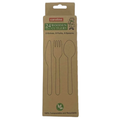 CAROLINE WOODEN CUTLERY ASSORTED 24'S X 10